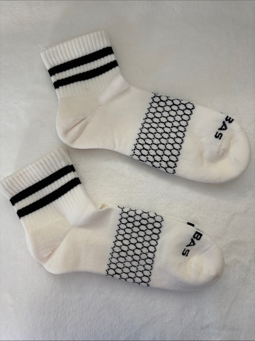 Bombas Vintage Striped Quarter Socks